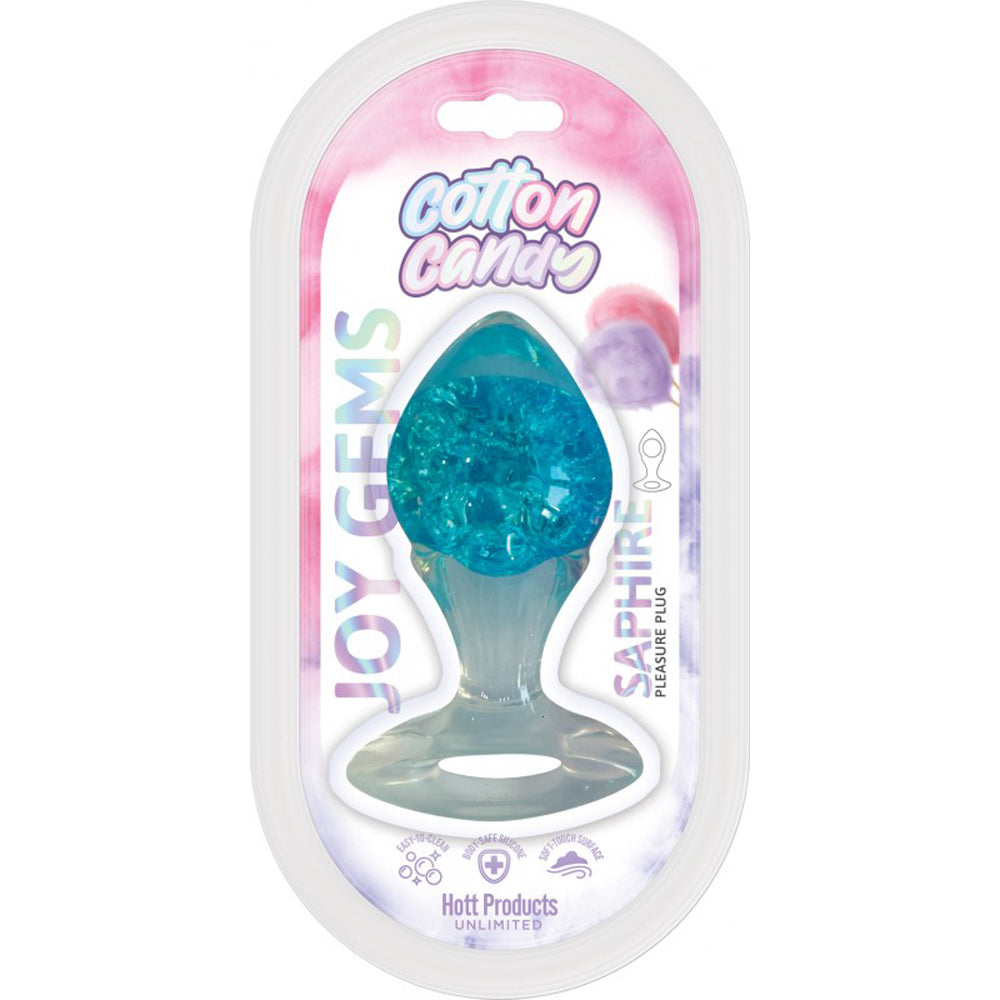 Cotton Candy Joy Gems Saphire Silicone Plug
