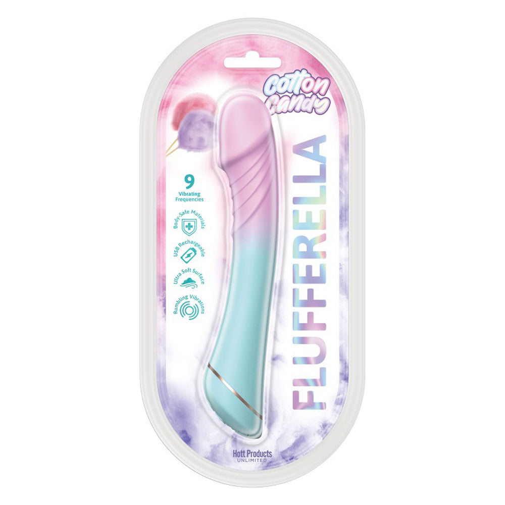 Cotton Candy Flufferella Silicone Dildo – Phthalate-Free, Body-Safe Sex Toy