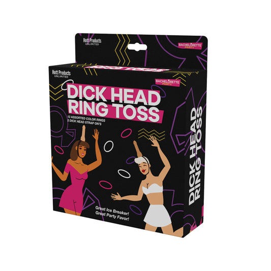 Dick Head Ring Toss Game - Adult Party Toy, Gag Gift, Funny Ring Toss Set