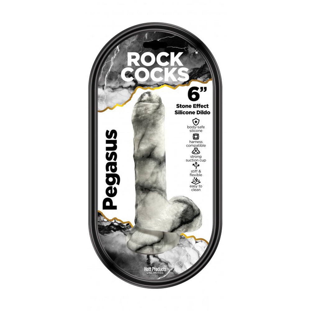 Rock Cocks Pegasus Marble Dildo 6"