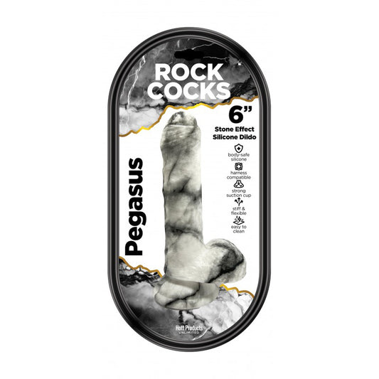Rock Cocks Pegasus Marble Dildo 6"