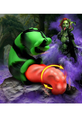 Creature Cocks Tongue Lasher Rechargeable Silicone Vibrator - Green - Wild & Intense Pleasure