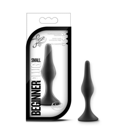 Luxe Beginner Butt Plug - Small, Black
