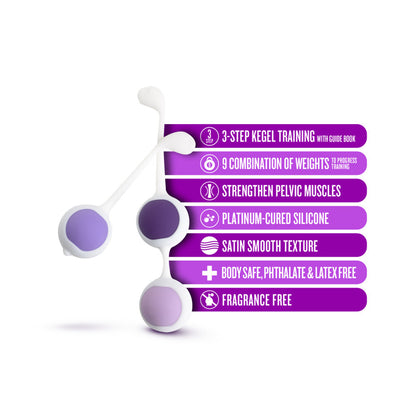 Purple Kegel Training Kit for Pelvic Floor Health – Kegel Exercise Kit