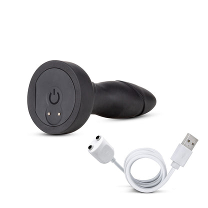 Anal Adventures Platinum Drive Plug Black – Butt Plug