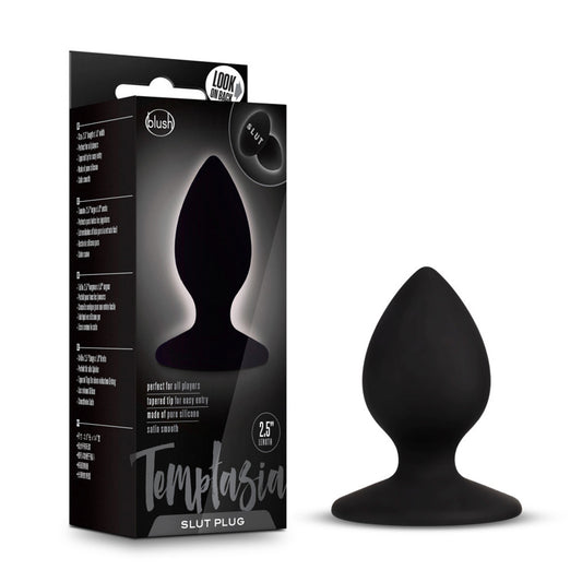 Temptasia Slut Plug Black - Anal Plug for Adults