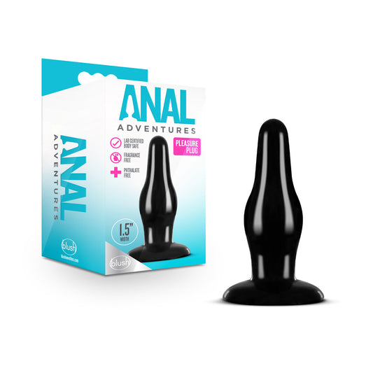 Anal Pleasure Plug Black – Butt Plug for Anal Play