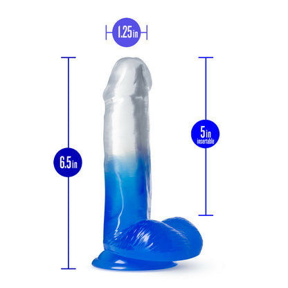 B Yours Stella Blue 6" Dildo Blue