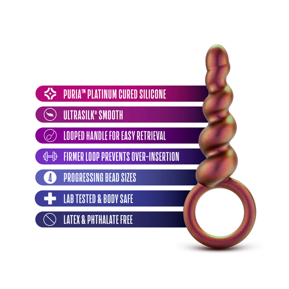 Copper Anal Plug - Matrix Spiral Loop Design | Anal Adventures