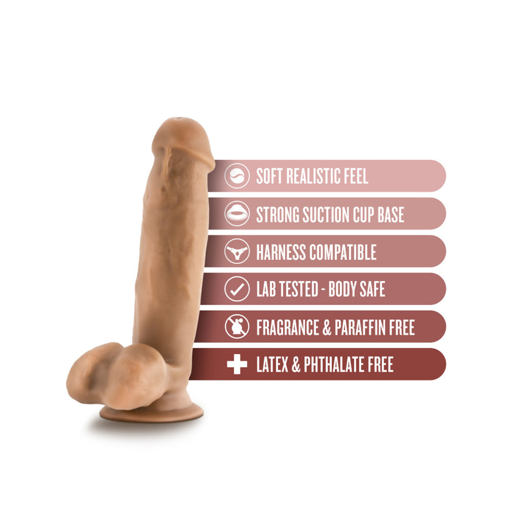 Dr. Skin Dr. Mark 7" Dildo With Balls Tan