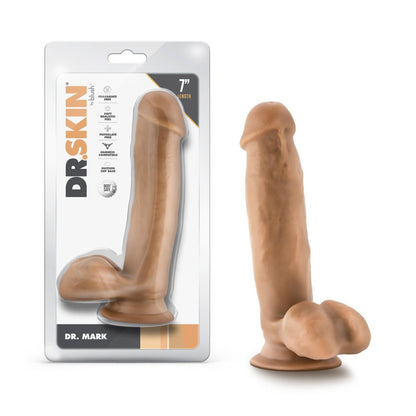 Dr. Skin Dr. Mark 7" Dildo With Balls Tan