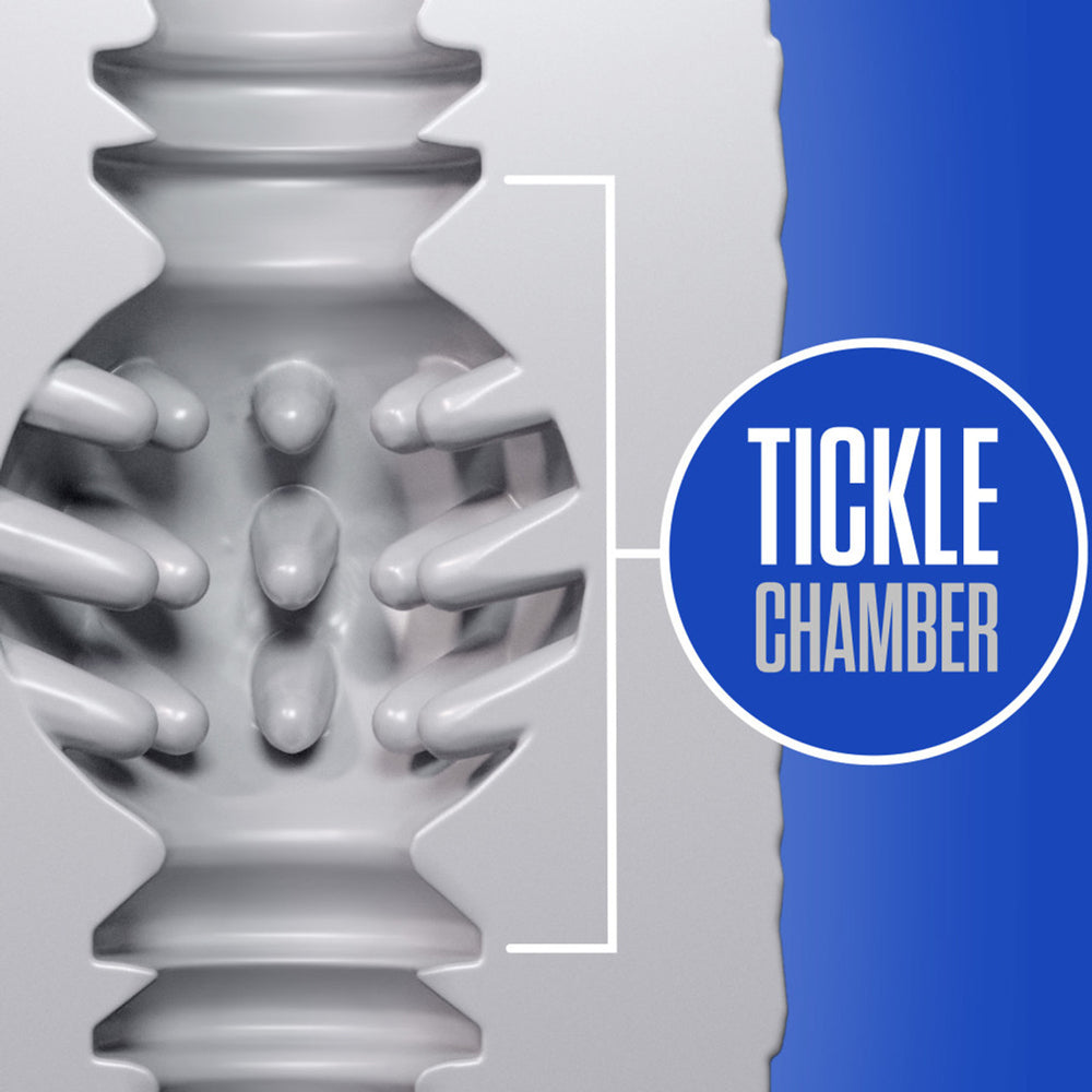 Rize Reakt Self-Lubricating Stroker - White Male Masturbation Sleeve