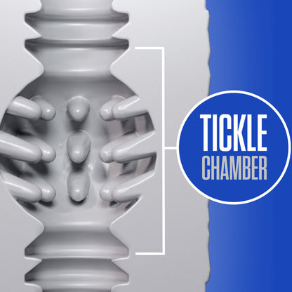 Rize Reakt Self-Lubricating Stroker - White Male Masturbation Sleeve