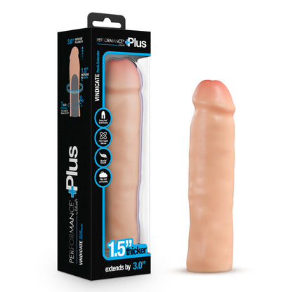 Performance Plus 3" Silicone Penis Xtender Beige
