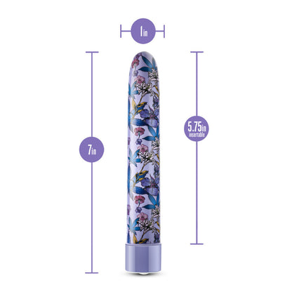 Limited Addiction Floradelic 7" Rechargeable Vibe Purple