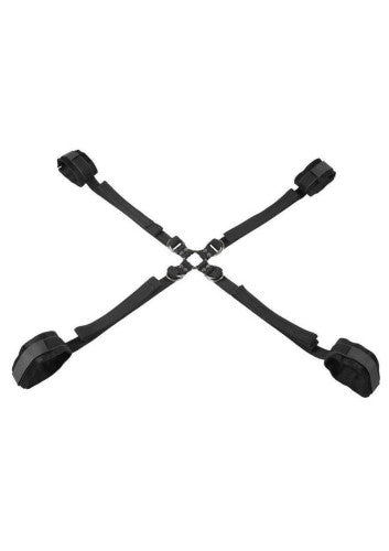 Velvet Noir Adjustable Hog Tie & Cuff Set – BDSM Restraint Set for Sensual Bondage Play