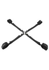 Velvet Noir Adjustable Hog Tie & Cuff Set – BDSM Restraint Set for Sensual Bondage Play