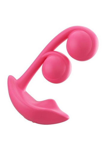 Melody Pressure Sensing App-Controlled Silicone Twin Balls Clit & G-Spot Vibrator