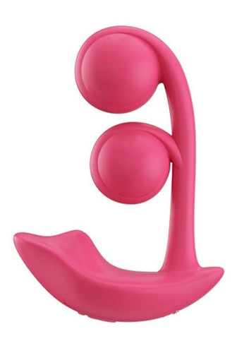 Melody Pressure Sensing App-Controlled Silicone Twin Balls Clit & G-Spot Vibrator