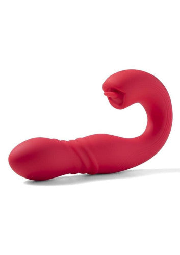 Joi Thrust 2 App-Controlled Thrusting G-Spot Vibrator & Clit Licker