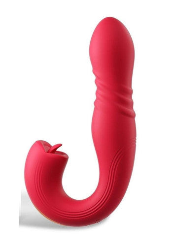 Joi Thrust 2 App-Controlled Thrusting G-Spot Vibrator & Clit Licker