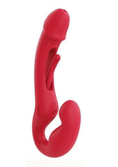 Harmony Duo App-Controlled Rechargeable Silicone Strapless Strap-On