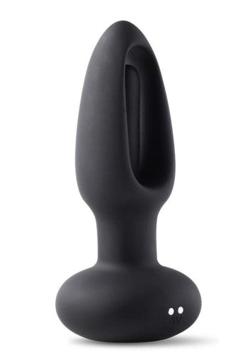 Snuggy Tapping Rechargeable Silicone Prostate Massager - Butt Plug & Anal Vibrator for Targeted Stimulation