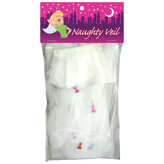 Naughty Veil - Sheer Lingerie Veil for Women, See-Through Costume Accessory