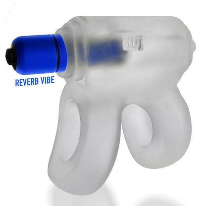Revhammer Shaft Clear Ice with Blue Vibe – Vibrating Shaft for Adults