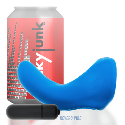 Buzzfuck Sling with Taint Vibe Teal Ice - Sex Toy for Adults