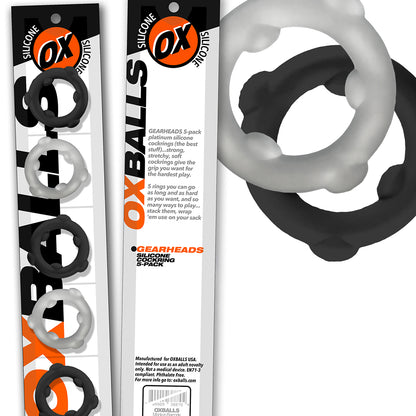 Gearheads Spinner 5pk Black/Vapor