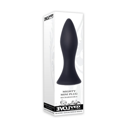 Mighty Mini Black Vibrating Anal Plug - Compact Portable Sex Toy