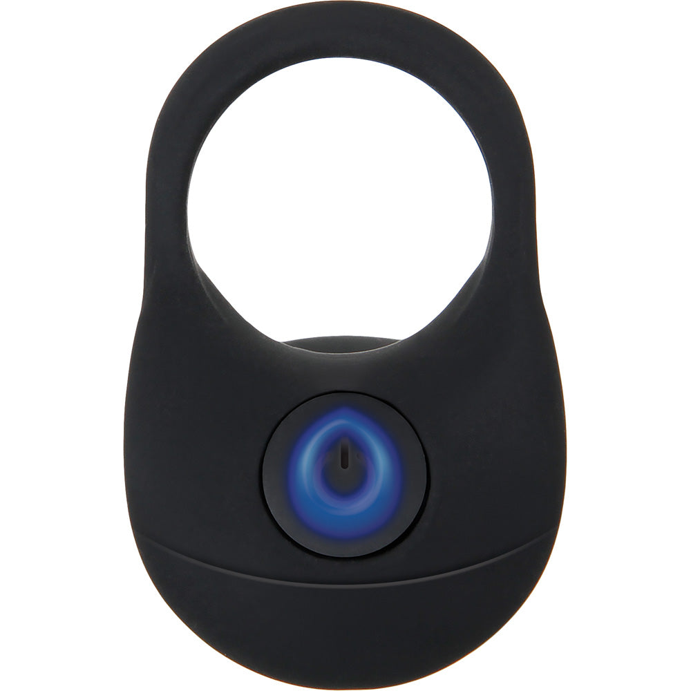Cock Armour Black Vibrating Ring for Men - Male Enhancement Sex Toy
