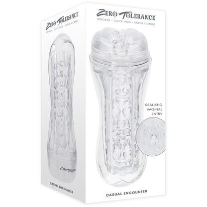 Casual Encounter Stroker – Textured Masturbator Sleeve for Intense Solo Pleasure