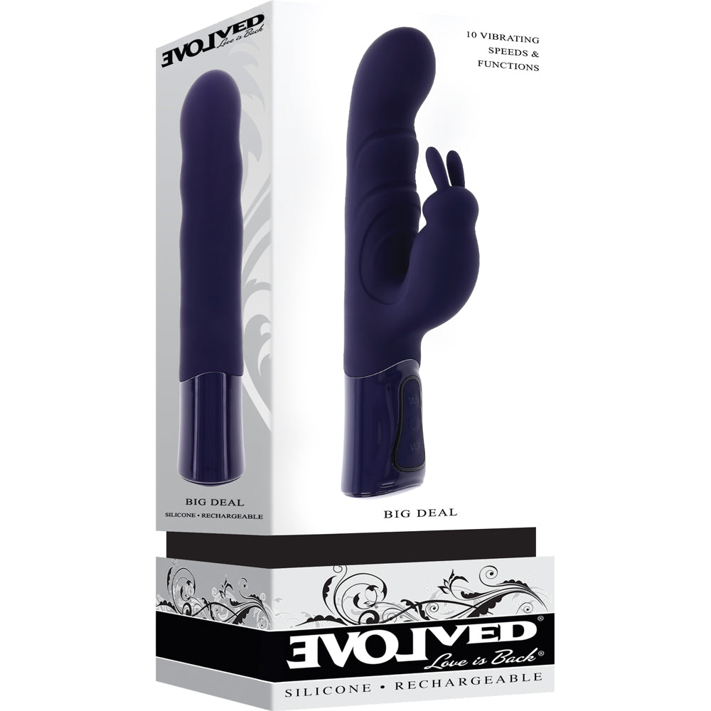 Big Deal Rabbit – Dual Motor Rechargeable Rabbit Vibrator for Powerful Stimulation