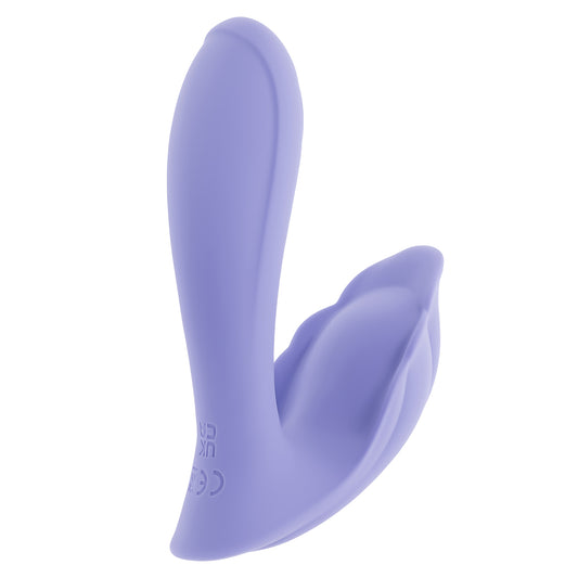 Lilac Fantasy Petite Dual Vibrator – Powerful Rechargeable Silicone Massager