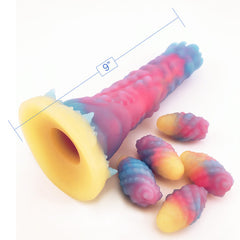 Alien Nation Glo-Vopositor – Glow-in-the-Dark Extra Large Dildo for Intense Stimulation