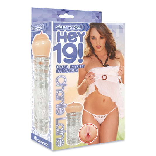 Hey 19! ClearStroke Art Print by Charlie Laine