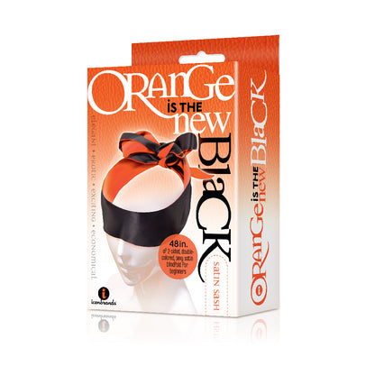 The 9's Orange Is The New Black Satin Sash Reversible Blindfold/Restraint