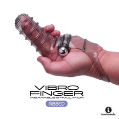 The 9's Vibrofinger Finger Massager Grey