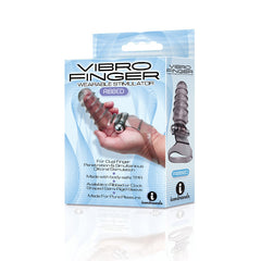 The 9's Vibrofinger Finger Massager Grey