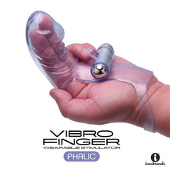 The 9's Vibrofinger Finger Massager Purple