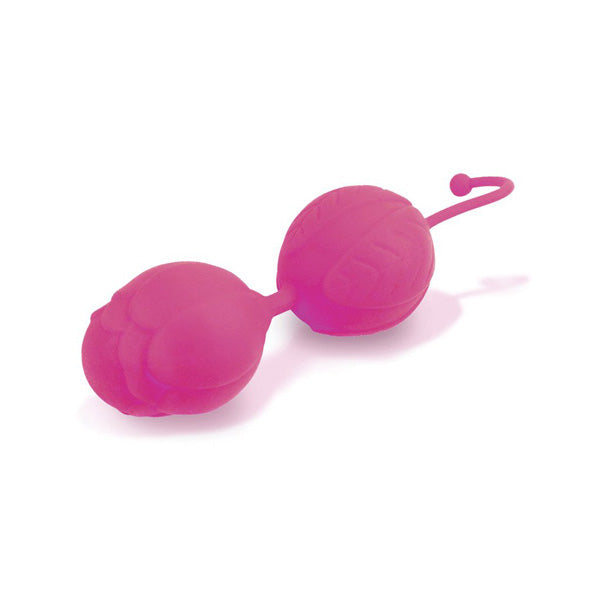 The 9's S-Kegels Silicone Kegel Balls – Pink – Pelvic Floor Exercise