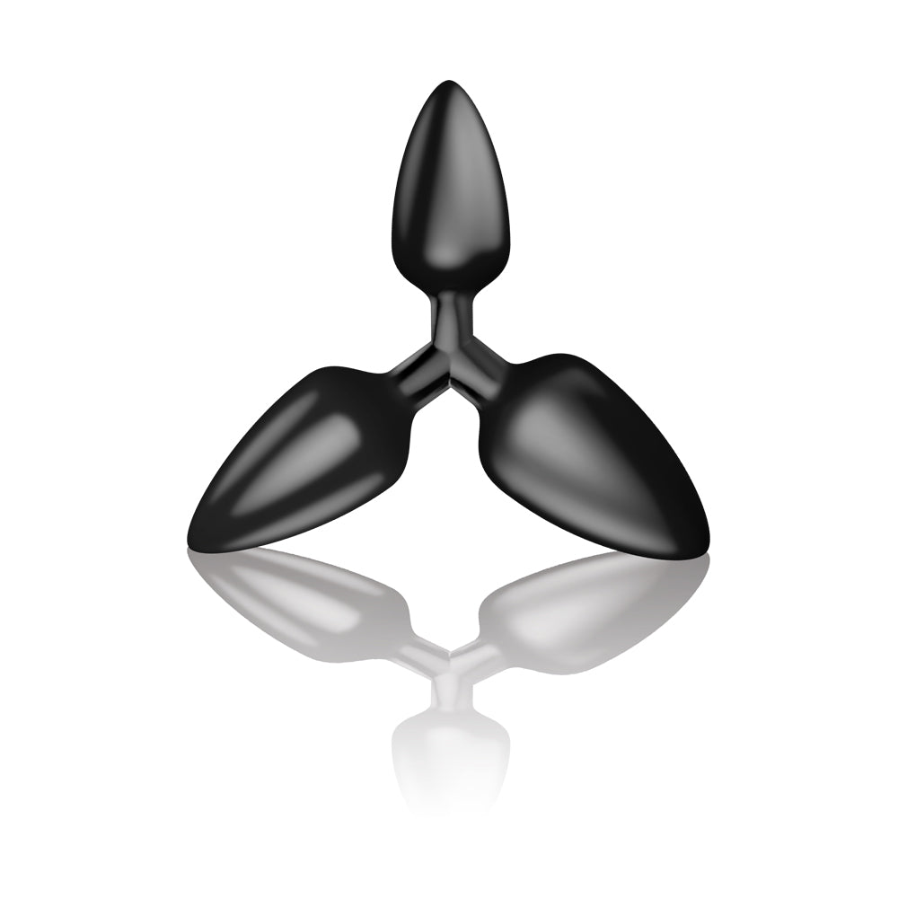 9's Triad 3-Way Butt Plug - Smooth Anal Toy