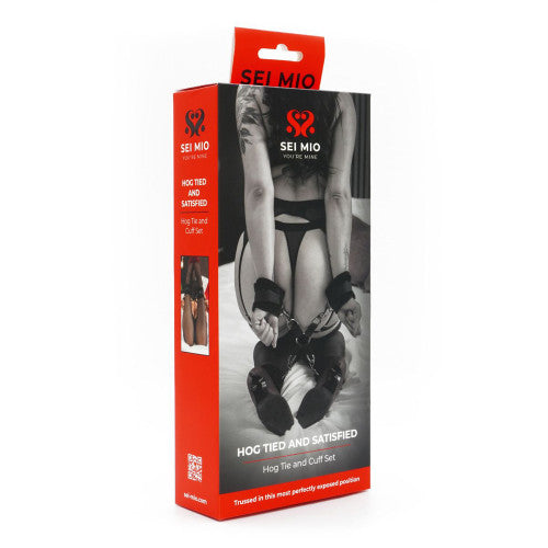 Sei Mio Hog Tied and Satisfied Set – Adjustable BDSM Restraint Set for Sensual Bondage Play