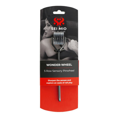 Sei Mio Wonder Wheel Sensory Pinwheel – Baby Sensory Toy for Calming Stimulation and Tactile Exploration