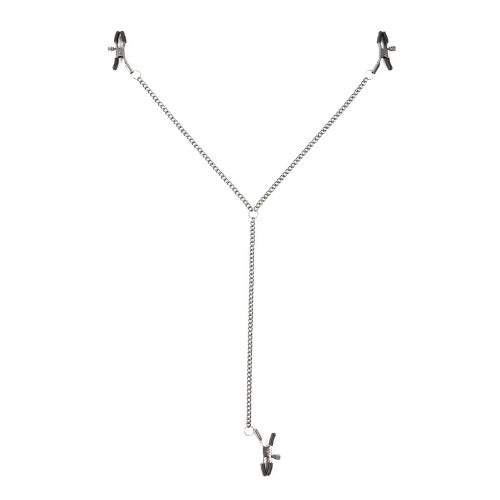 Sei Mio Triple Tease Clamp Set – Adjustable BDSM Nipple and Body Clamps for Sensory Play