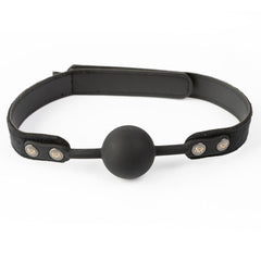 Sei Mio Strictly Come Quietly Ball Gag – Soft Strap Silicone Design for Comfortable Restraint