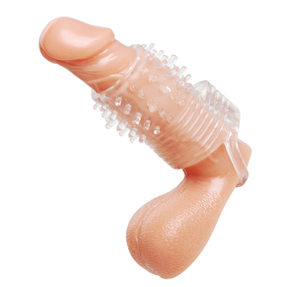Size Matters Clear Sensations Vibrating Textured Erection Sleeve