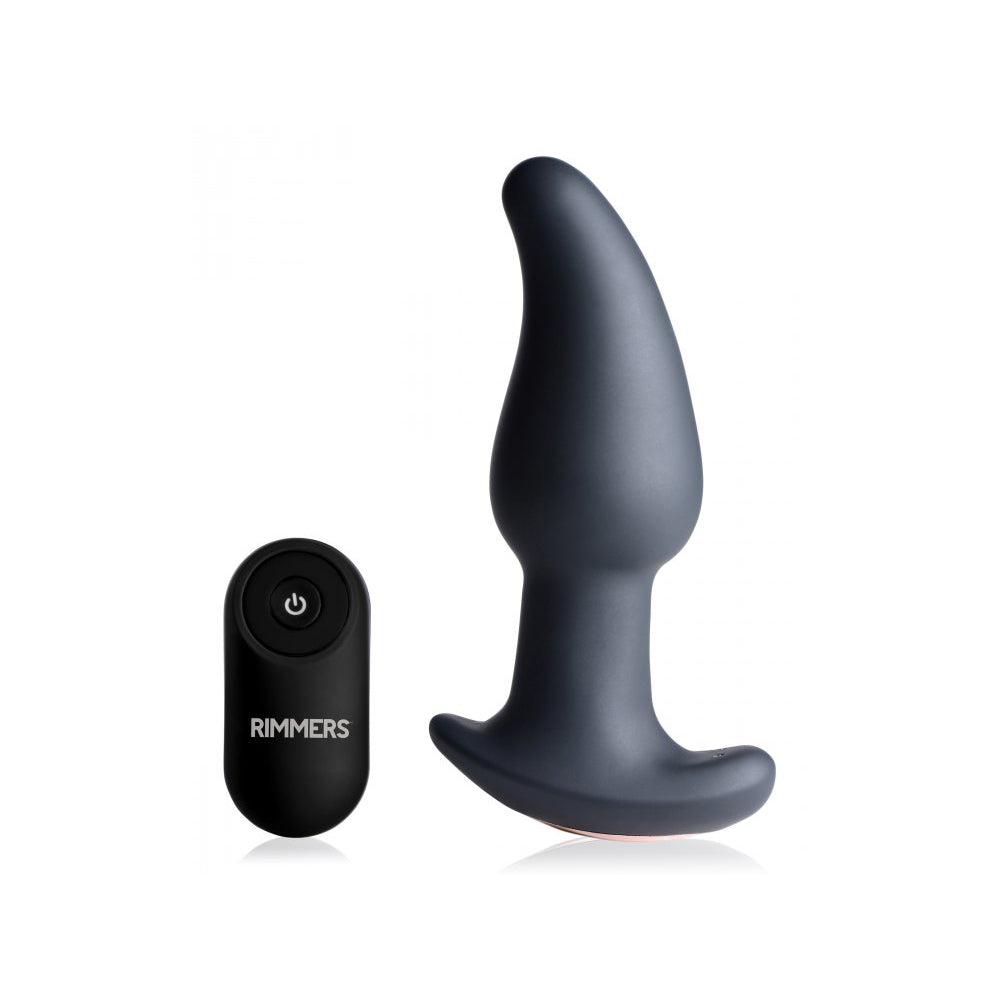 Rimmers Gyro-M 10X Curved Rimming Plug with Remote Control - Remote-Controlled Anal Plug